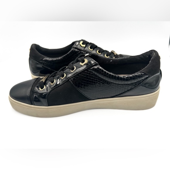 Kurt Geiger Carvela Black Suede Snakeskin Jagger Trainers Size 8.5 US / … - Picture 4 of 13
